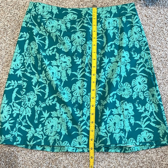 Rip Skirt- Green Aloha, Size Smalll, 19” waist to hem. - Picture 3 of 5